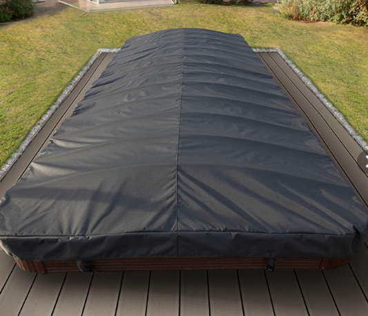 Pool cover RioGrande Rollcover BlackTex - Staffordshire Hot Tubs & Swimspas