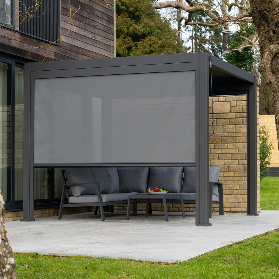 Privacy Screen - Titan Pergola (Various Sizes) - Staffordshire Hot Tubs & Swimspas