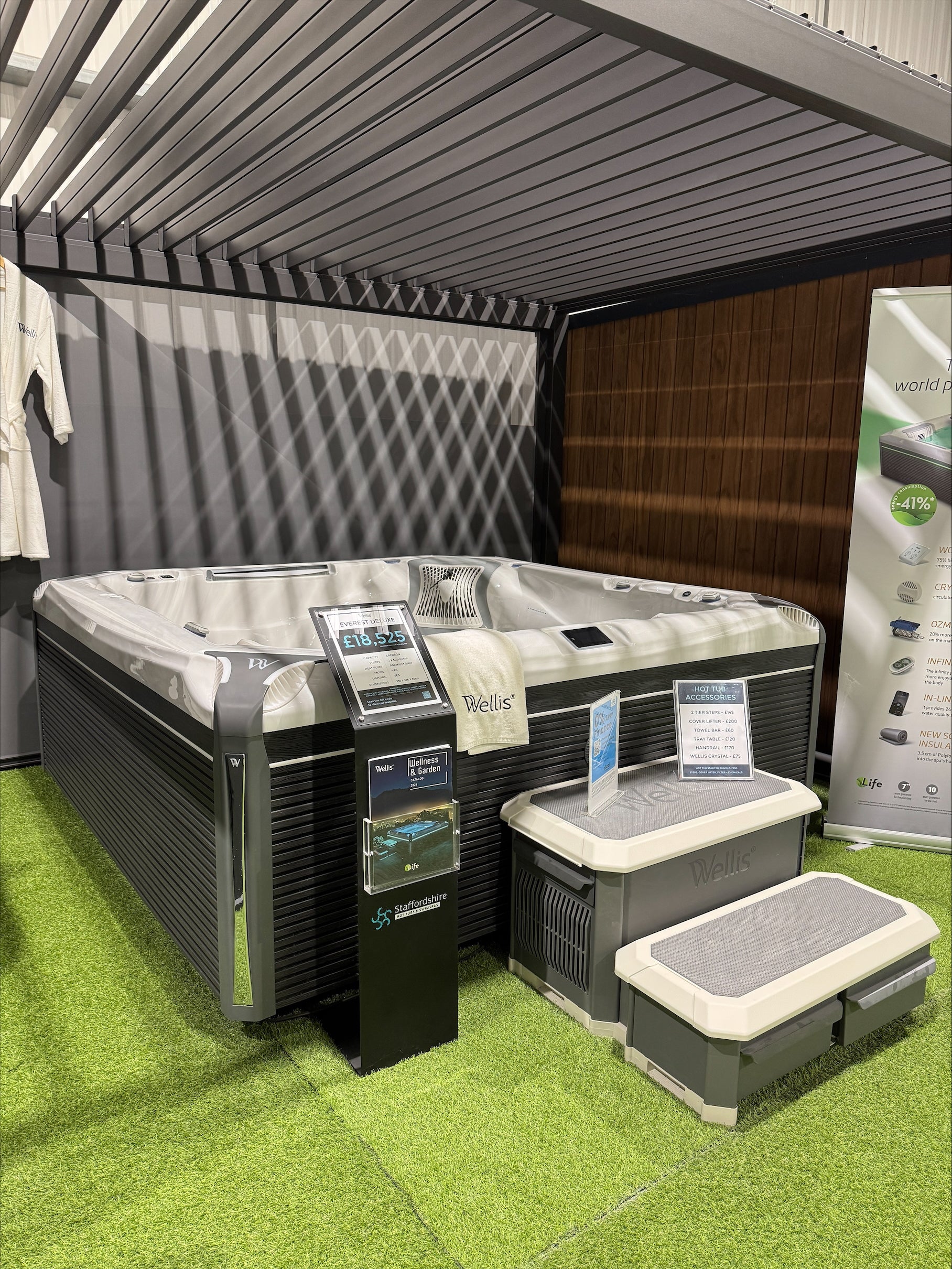 Ex-Display Wellis® Everest Mountain – Staffordshire Hot Tubs & Swimspas