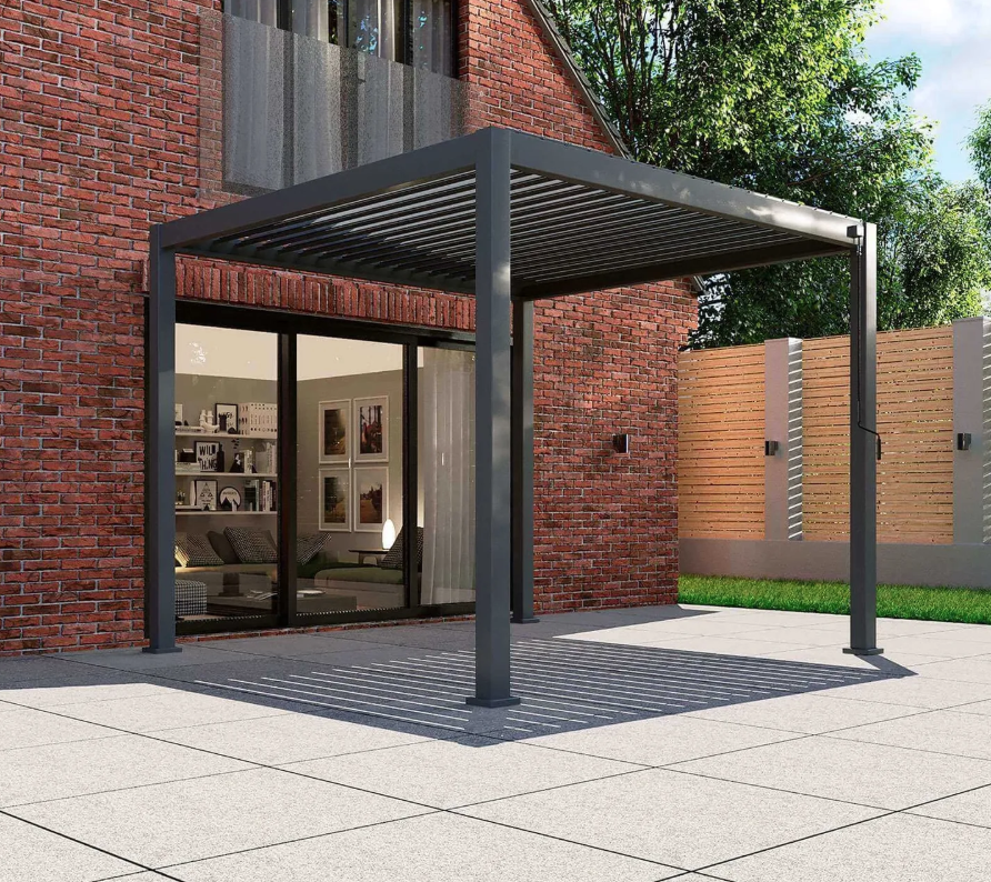 Titan 3m Square Aluminium Pergola - Staffordshire Hot Tubs & Swimspas